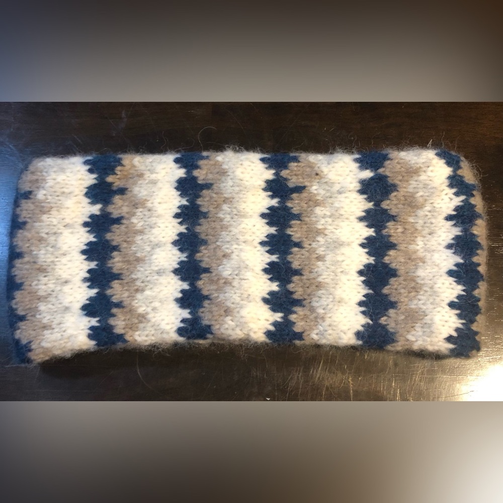 Cozy Striped Knit Infinity Scarf